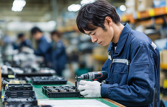 一人でコツコツと取り組める仕事が多い