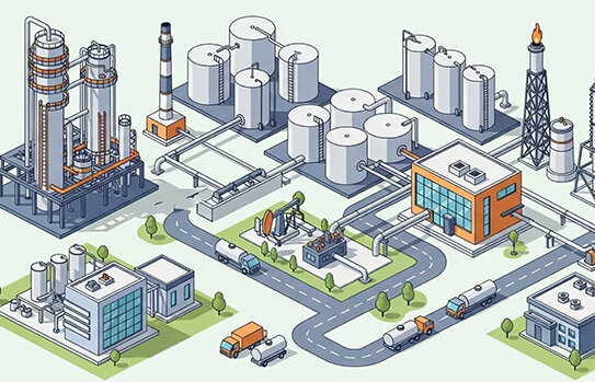 上流～下流工程まで担う総合化学メーカー