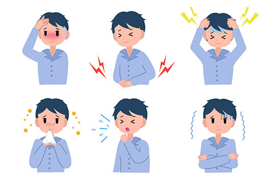 体調不良が続いている