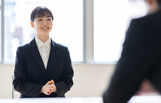 前向きな姿勢で面接に臨む