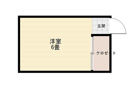 ワンルーム(準個室)