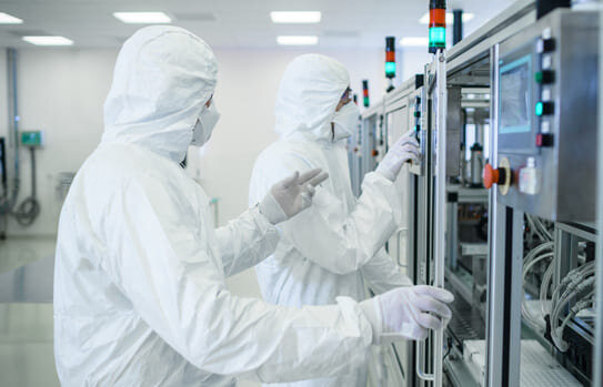 製薬工場での仕事イメージ画像