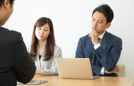 面接に臨む態度や印象が悪い