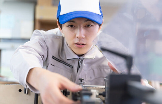 前向きな姿勢で真面目に仕事に取り組む