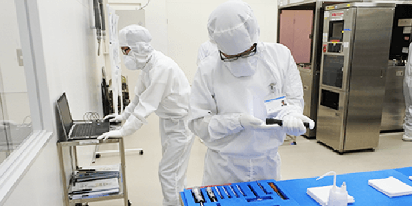 チームで働いている様子